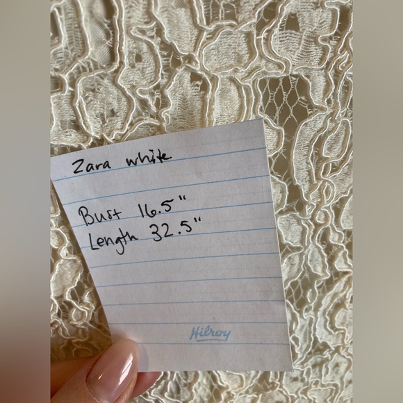 Zara Woman Lace Shift Mini Dress - Picture 4 of 4